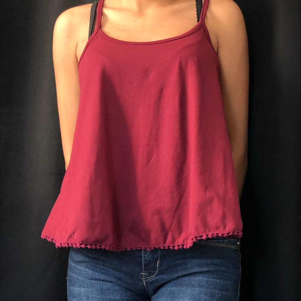 Cranberry tank top